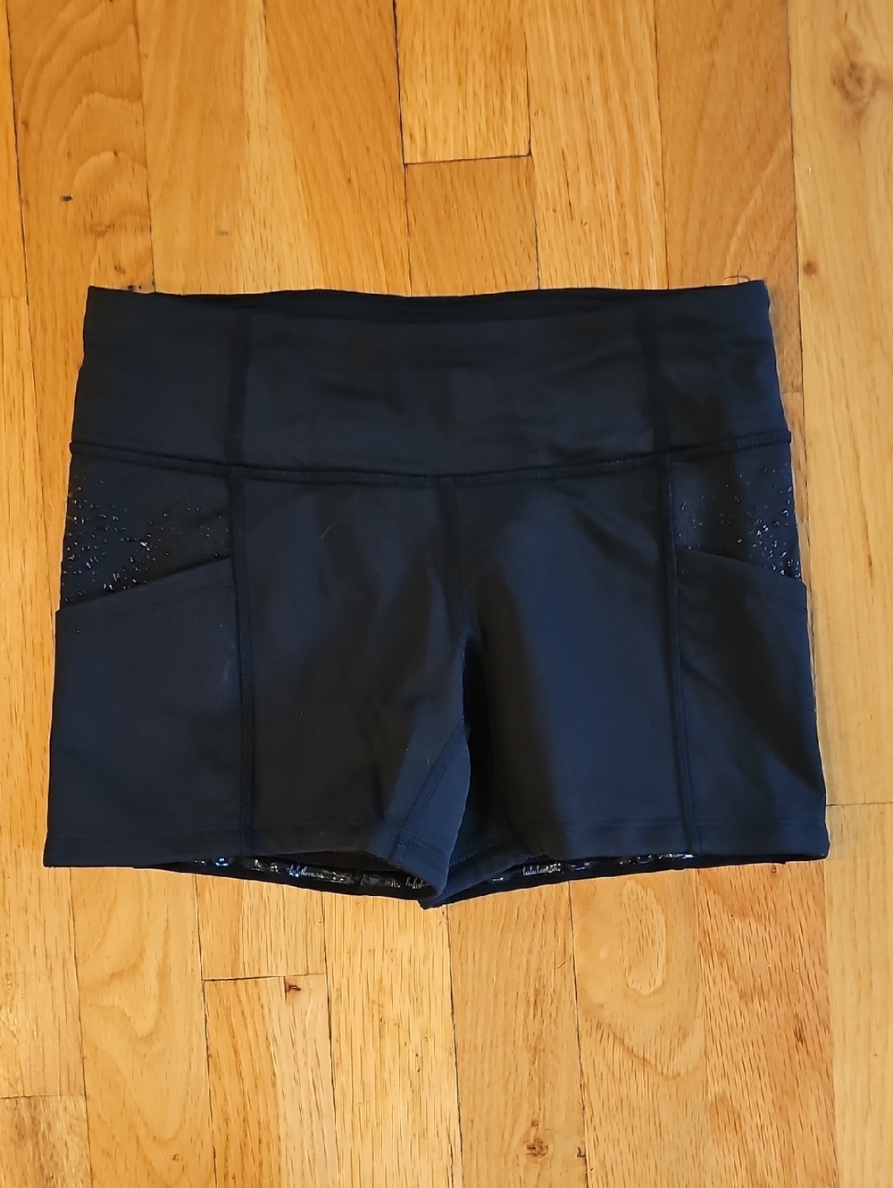 lululemon athletica Black Women's Athletic Shorts with Side Pockets